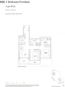 Irwell Hill Residences Floor Plan 2 Bedroom Premium
