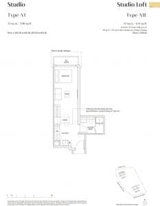Irwell Hill Residences Floor Plan Studio