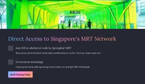 Direct Access To Singapore MRT Network